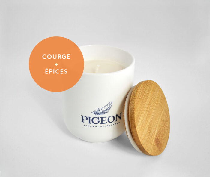 Bougie cire de soya - Courge + Épices