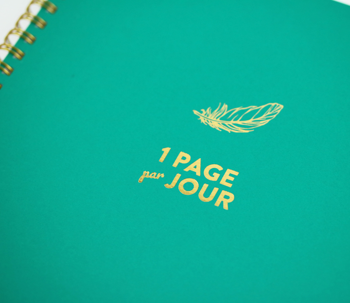 Carnet de notes spirale - 1 page par jour – Image 2