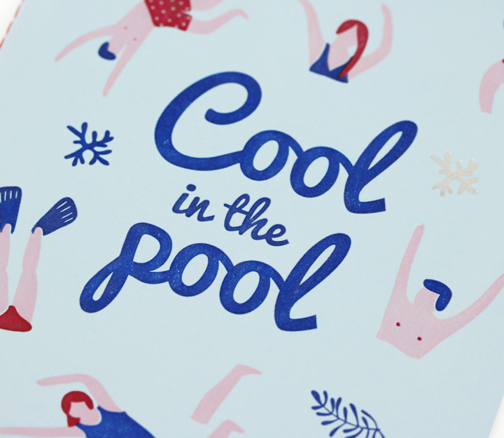 Carnet de notes cousu - Cool in the Pool – Image 2