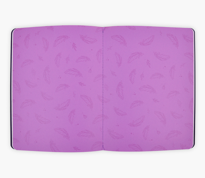 Carnet de notes cousu - Plumes – Image 4