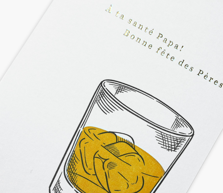 Carte de souhaits - Scotch À ta santé papa ! – Image 2