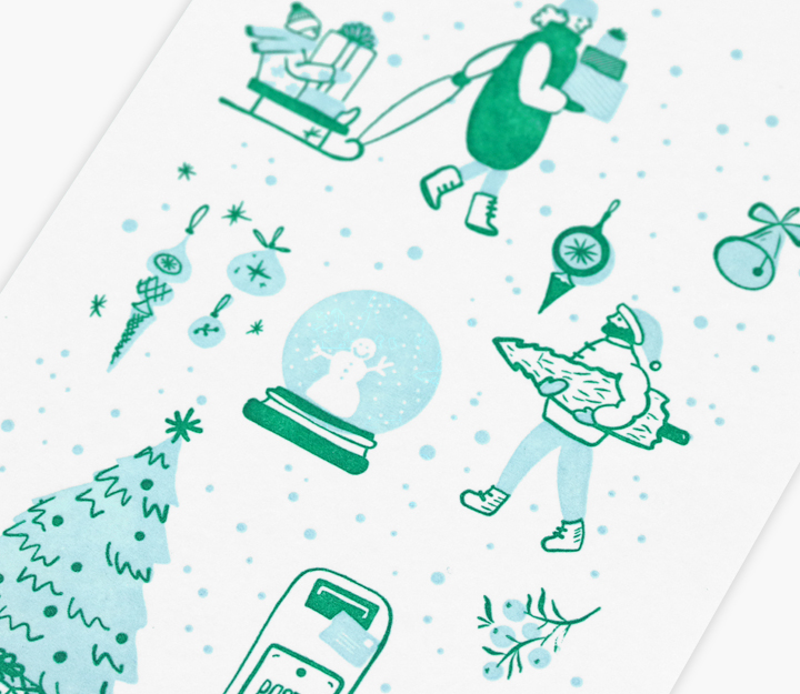 Carte de souhaits - En route vers les Fêtes – Image 2