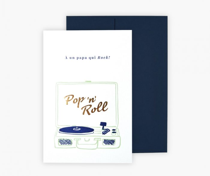 Carte de souhaits - Pop' n' Roll
