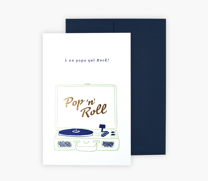 Carte de souhaits - Pop' n' Roll