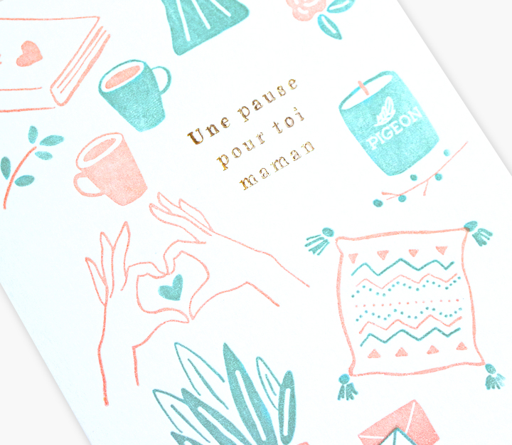 Carte de souhaits - Une pause pour maman – Image 2