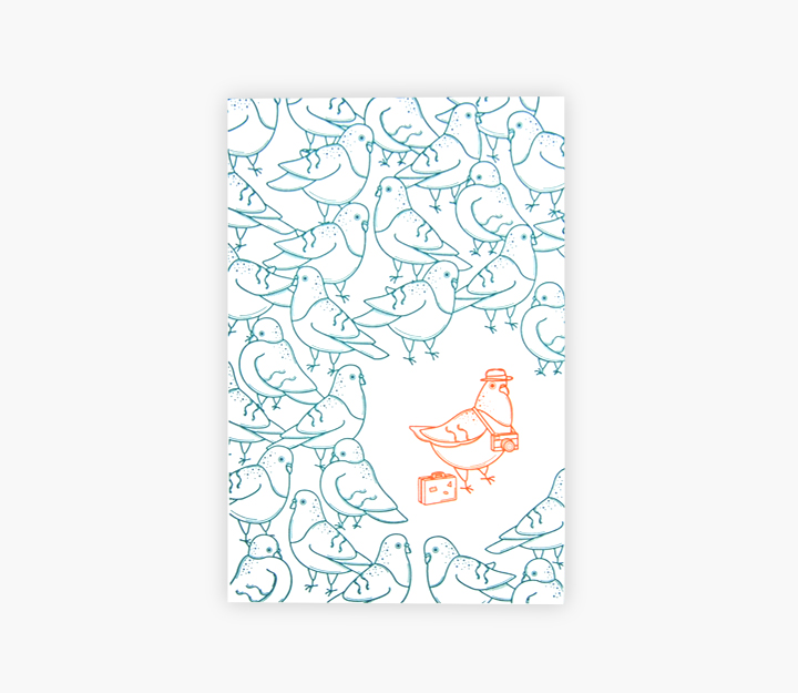 Carte de souhaits - Pigeon voyageur – Image 3