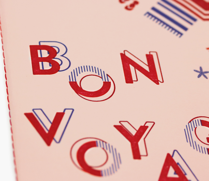Carnet de notes cousu - Bon Voyage – Image 2
