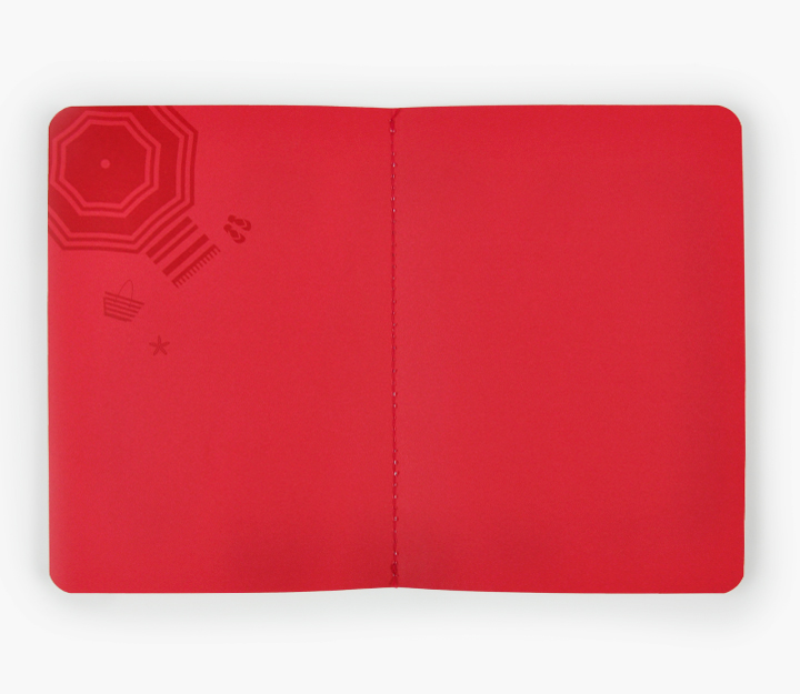 Carnet de notes cousu - Bon Voyage – Image 3