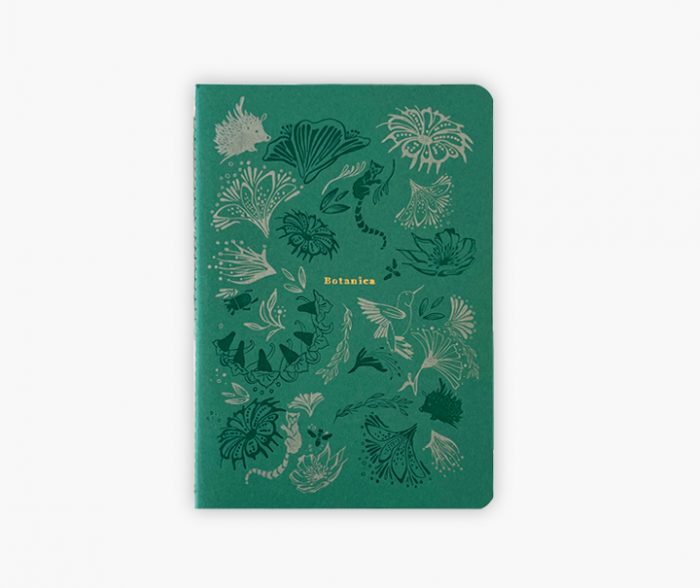 Carnet de notes cousu - Botanica