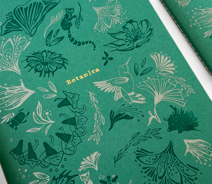 Carnet de notes cousu - Botanica – Image 2