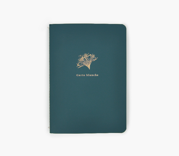 Carnet de notes cousu - Carte Blanche