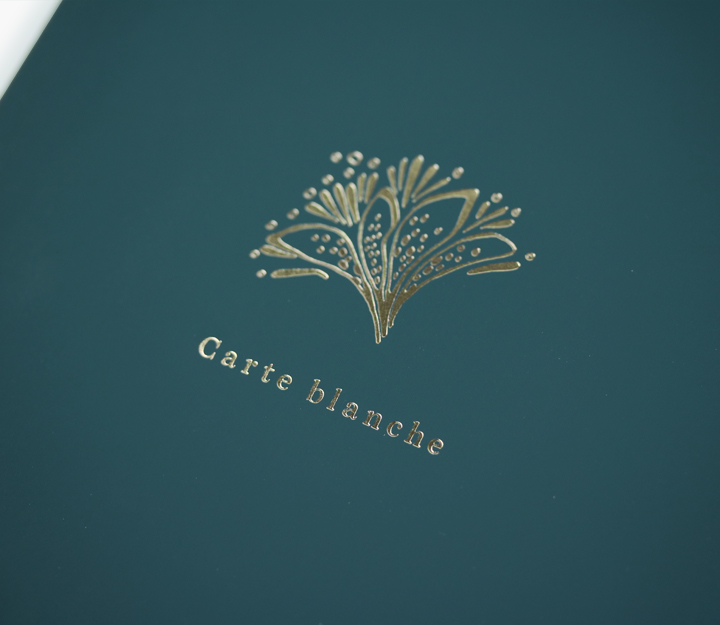 Carnet de notes cousu - Carte Blanche – Image 2