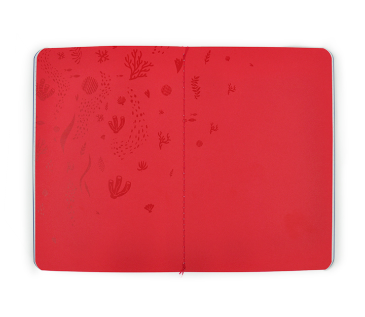 Carnet de notes cousu - Go with the Flow – Image 3