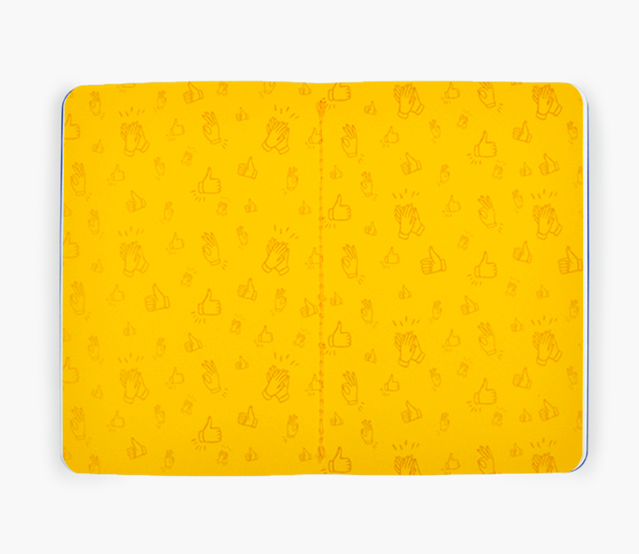 Carnet de notes cousu - NOTES (Indigo) – Image 3