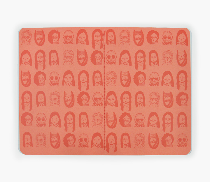 Carnet de notes cousu - Oh La La (Lilas) – Image 3