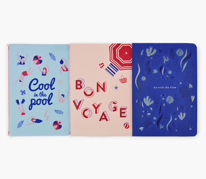 Carnets de notes cousus - Trio Estival – Image 2