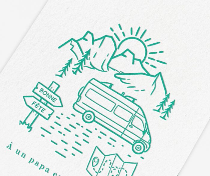 carte de souhait fête des pères