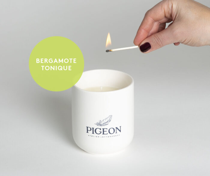 Bougie cire de soya - Bergamote Tonique