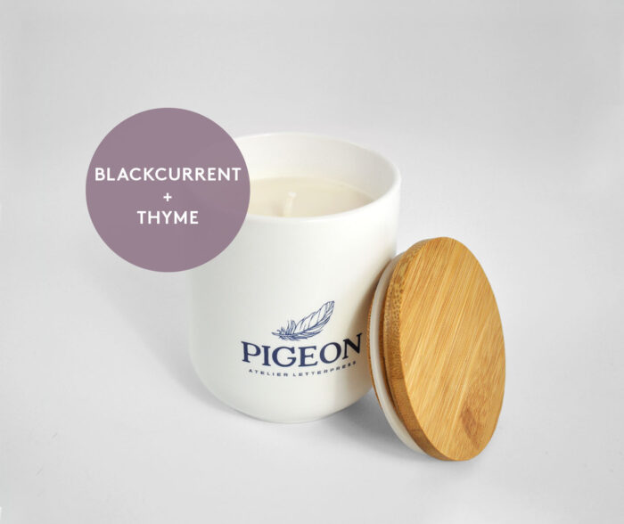 Soy Wax Candle - Blackcurrant + Thyme