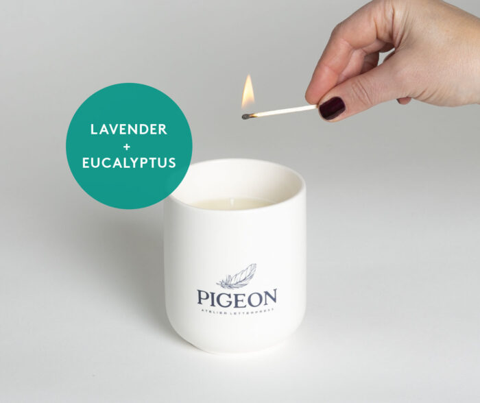 Soy Wax Candle - Lavender + Eucalyptus