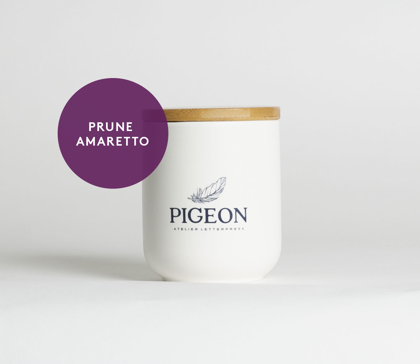 Bougie cire de soya – Prune Amaretto