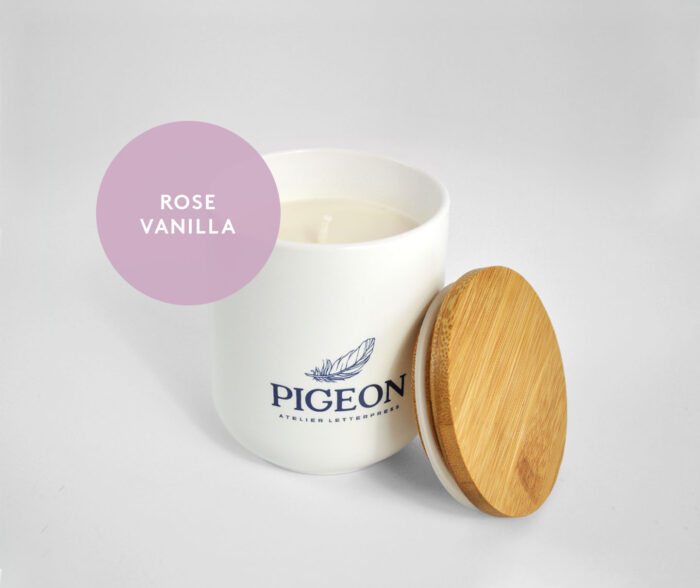 Soy Wax Candle - Rose + Vanilla
