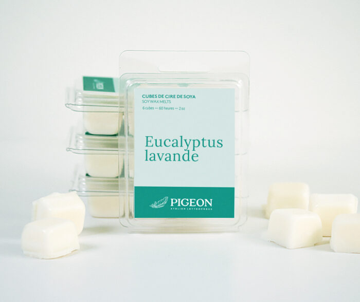 Cubes de cire de soya