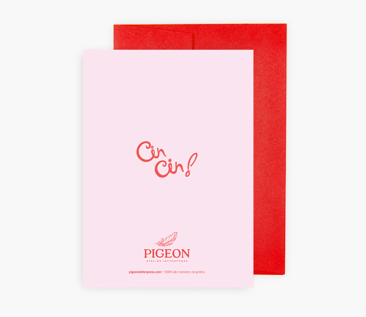 Carte de souhaits - Boîte de 9 cartes - Rose – Image 8